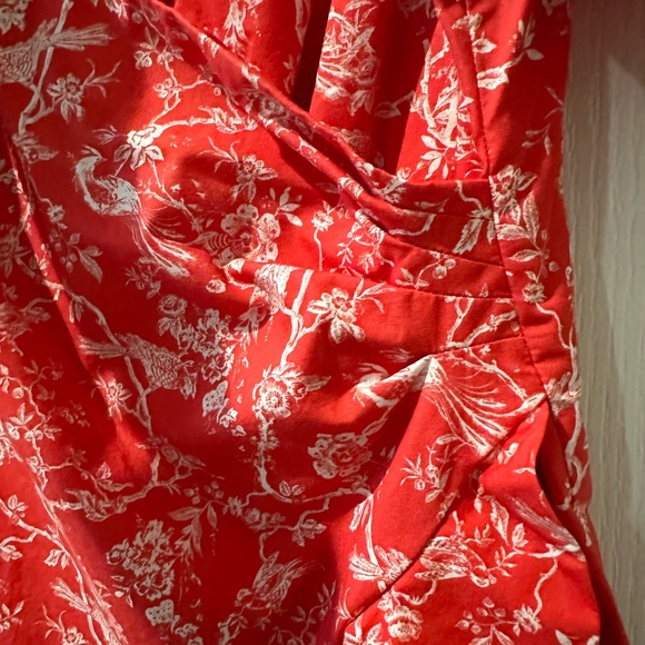 Anthropologie Sachin & Babi Catherine Puff Sleeve Ruffle Hem Dress sz10 - Picture 9 of 15